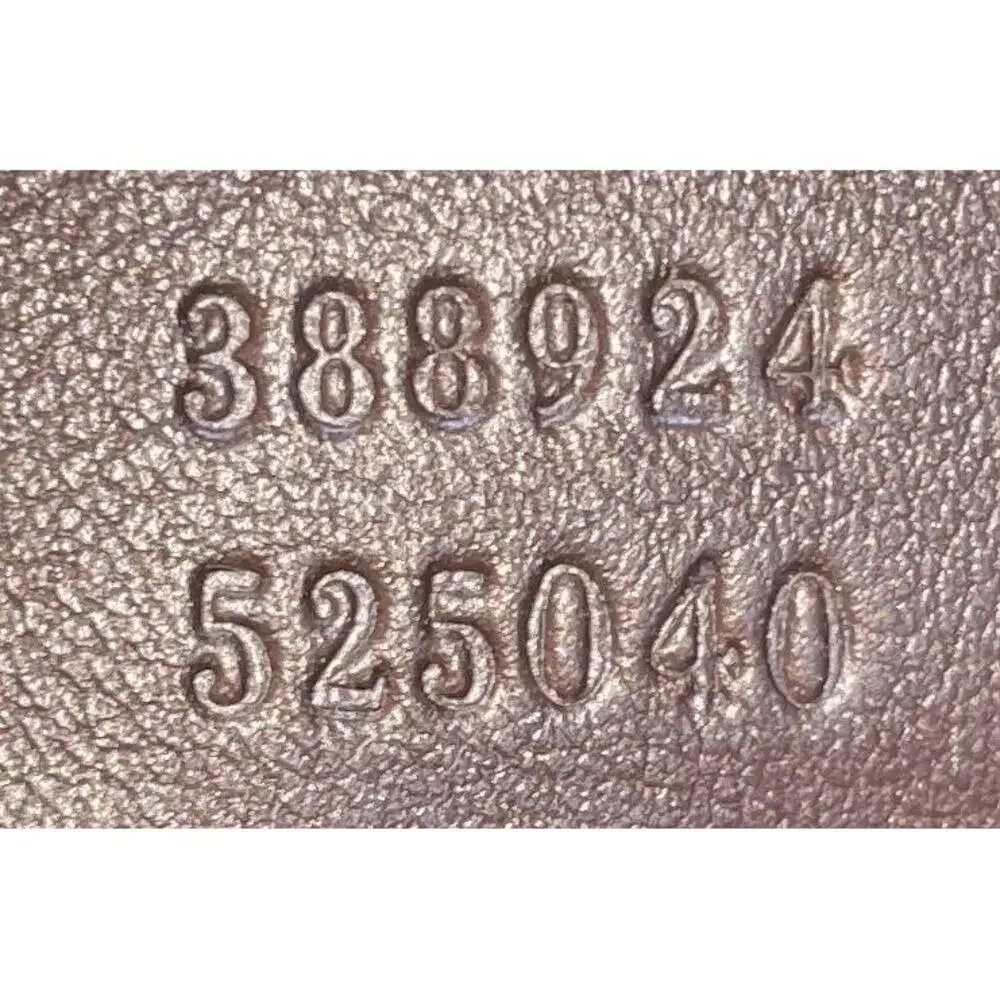 Gucci Zip Top Messenger Bag Gg Coated #244951G97B - Picture 7 of 7